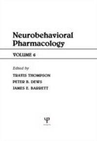 Abbildung von: Advances in Behavioral Pharmacology - Psychology Press Ltd