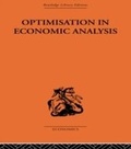 Cover: Optimisation in Economic Analysis - Routledge