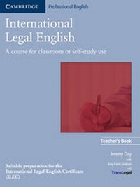 Abbildung von: International Legal English Teacher's Book - Cambridge University Press