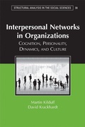 Cover: Interpersonal Networks in Organizations - Cambridge University Press