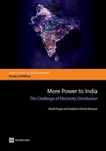 Cover: More Power to India - World Bank Publications
