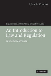 Enlarge image Cover: An Introduction to Law and Regulation - Cambridge University Press