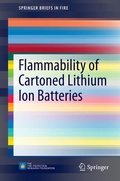 Cover: Flammability of Cartoned Lithium Ion Batteries - Springer