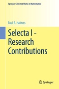 Cover: Selecta I - Research Contributions - Springer