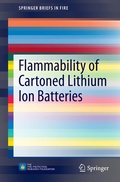 Cover: Flammability of Cartoned Lithium Ion Batteries - Springer