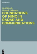 Cover: Foundations of MIMO in Radar and Communications - De Gruyter