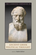 Cover: The Cambridge Companion to Ancient Greek Political Thought - Cambridge University Press