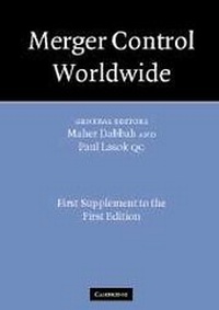 Enlarge image Cover: Merger Control Worldwide - Cambridge University Press