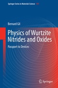 Cover: Physics of Wurtzite Nitrides and Oxides - Springer