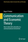 Cover: Communication and Economic Theory - Springer