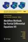 Cover: Meshfree Methods for Partial Differential Equations VII - Springer