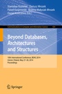 Cover: Beyond Databases, Architectures, and Structures - Springer