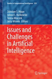 Enlarge image Cover: Issues and Challenges in Artificial Intelligence - Springer