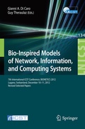 Cover: Bio-Inspired Models of Network, Information, and Computing Systems - Springer