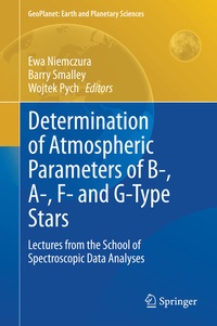 Abbildung von: Determination of Atmospheric Parameters of B-, A-, F- and G-Type Stars - Springer