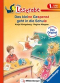 Cover: Leserabe mit Mildenberger Silbenmethode - Das kleine Gespenst geht in die Schule - Ravensburger