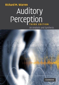 Enlarge image Cover: Auditory Perception - Cambridge University Press