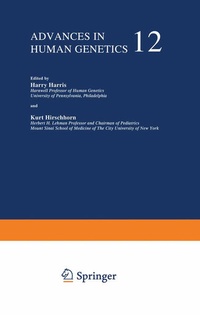 Enlarge image Cover: Advances in Human Genetics - Springer