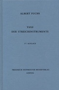 Cover: Taxe der Streichinstrumente - Friedrich Hofmeister Musikverlag