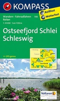 Abbildung von: KOMPASS Wanderkarte Ostseefjord Schlei, Schleswig - KOMPASS-Karten