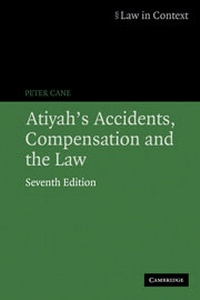 Abbildung von: Atiyah's Accidents, Compensation and the Law - Cambridge University Press