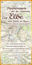 Cover: Die Elbe. Panoramakarte aus der Vogelschau - Kartographischer Vlg B&ouml;hm