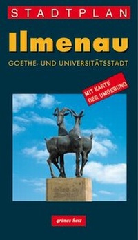 Abbildung von: Stadtplan Ilmenau - grünes herz