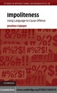 Abbildung von: Impoliteness - Cambridge University Press
