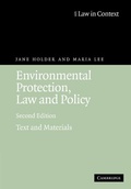 Bild: Environmental Protection, Law and Policy - Cambridge University Press