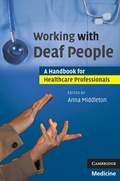 Cover: Working with Deaf People - Cambridge University Press
