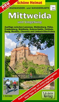 Abbildung von: Radwander-und Wanderkarte Mittweida und Umgebung - Barthel, A