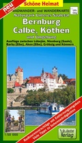 Abbildung von: Radwander- und Wanderkarte Naturpark Unteres Saaletal, Bernburg, Calbe, Köthen und Umgebung - Barthel, A