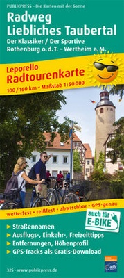 Abbildung von: Radweg Liebliches Taubertal,Rothenburg o.d.T. - Wertheim a. M. - Freytag-Berndt und ARTARIA