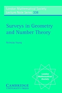 Abbildung von: Surveys in Geometry and Number Theory - Cambridge University Press