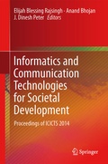 Cover: Informatics and Communication Technologies for Societal Development - Springer