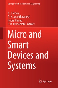 Enlarge image Cover: Micro and Smart Devices and Systems - Springer