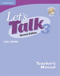 Cover: Let's Talk Level 3 Teacher's Manual with Audio CD - Cambridge University Press