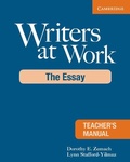 Cover: Writers at Work Teacher's Manual - Cambridge University Press