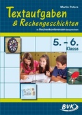 Cover: Textaufgaben & Rechengeschichten 5. - 6. Klasse - BVK Buch Verlag Kempen