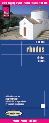 Enlarge image Cover: Reise Know-How Landkarte Rhodos (1:80.000) - Reise Know-How Verlag Peter Rump GmbH