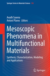 Bild vergrößern Bild: Mesoscopic Phenomena in Multifunctional Materials - Springer
