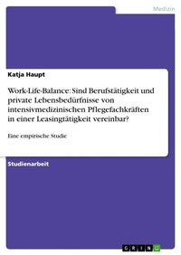 Enlarge image Cover: Work-Life-Balance - GRIN Verlag