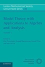 Cover: Model Theory with Applications to Algebra and Analysis: Volume 1 - Cambridge University Press