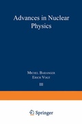 Cover: Advances in Nuclear Physics - Springer