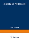 Cover: Sintering Processes - Springer