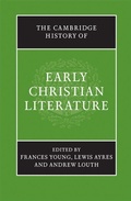 Cover: The Cambridge History of Early Christian Literature - Cambridge University Press