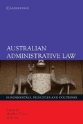 Cover: Australian Administrative Law - Cambridge University Press