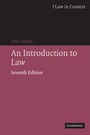 Cover: An Introduction to Law - Cambridge University Press