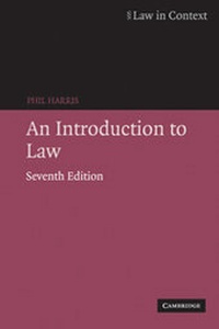 Enlarge image Cover: An Introduction to Law - Cambridge University Press