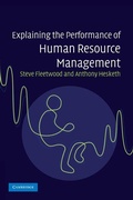 Cover: Explaining the Performance of Human Resource Management - Cambridge University Press